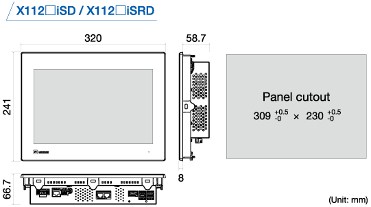 Interface da Hakko Série X1 1