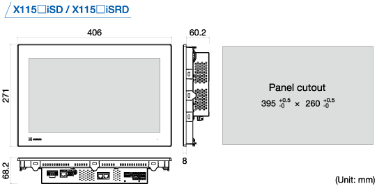 Interface da Hakko Série X1 2